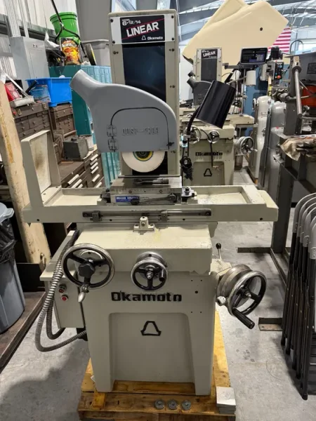 OKAMOTO LINEAR 612  6” x 12” Precision Hand Feed Surface Grinder #7491