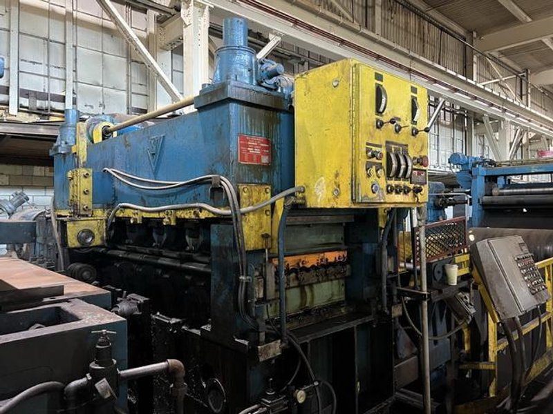 72" X .200" X 50,000 LBS VOSS CUT TO LENGTH LINE: STOCK #22300