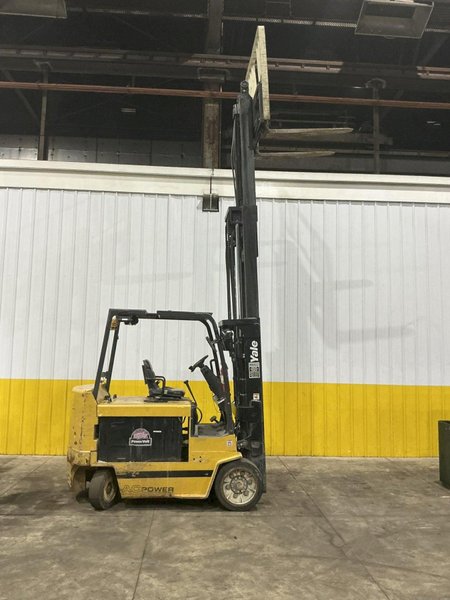 8,000 LB 2008 YALE MODEL #ERC080HHN36RE084 ELECTRIC FORKLIFT: YOBRO #25686