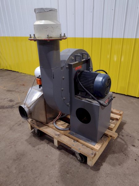 7.5 HP LEESON MOTOR  WIGH BLOWER: STOCK #19059