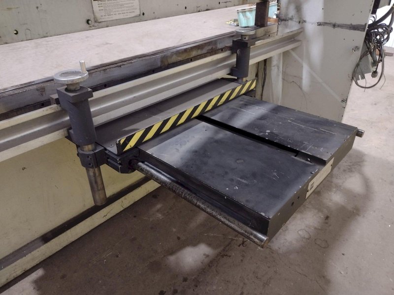 55 TON X 10' PACIFIC MODEL J55-10 HYDRAULIC PRESS BRAKE WITH HURCO BACK GAUGE: STOCK #10653