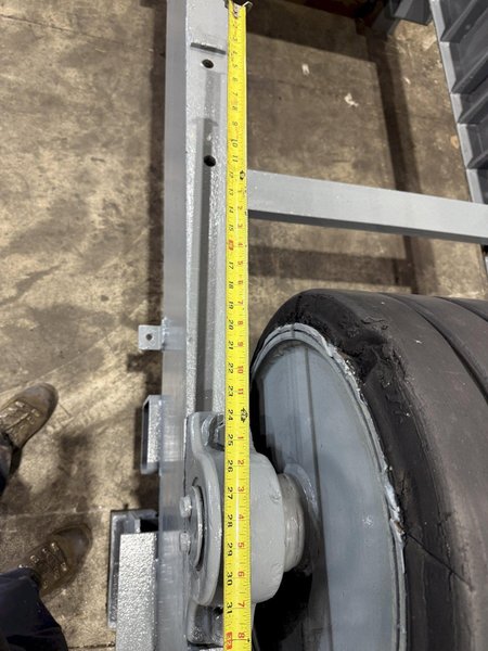 120 TON (240,000 LBS) RANSOME PANDJIRIS POWERED TANK TURNING ROLLS, POWER &amp; IDLER: STOCK #23144