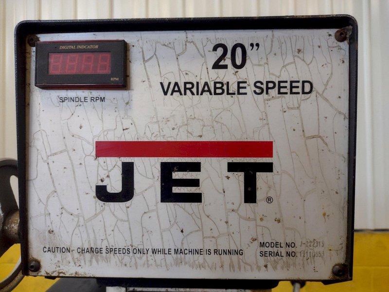 20&quot; JET MODEL #J-2223VS VARIABLE SPEED SINGLE SPINDLE DRILL: STOCK #16689
