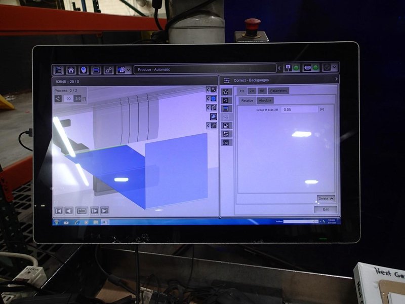 176 Ton x 10′ Bystronic Xact Smart 160 CNC Press Brake, 2017