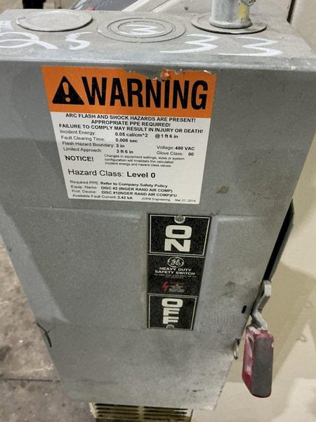 INGERSOLL RAND AIR COMPRESSOR: YOBRO #25333