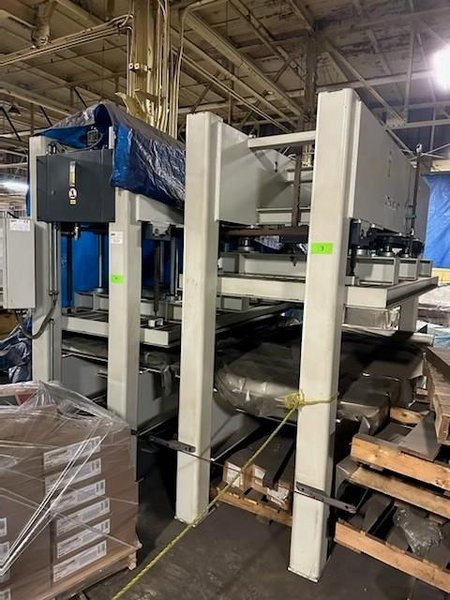 100 TON ITALPRESSE PM/DE/1 HYDRAULIC COLD COMPRESSION PRESS.(NEVER USED) STOCK # 0626523