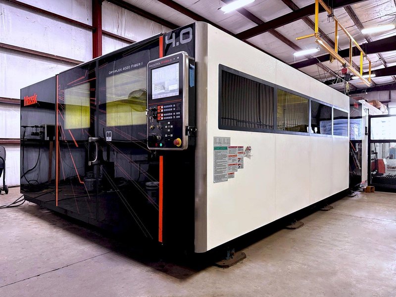 4000 Watt Mazak Optiplex 4020 Fiber ll Fiber Laser, 6&#039; x 12&#039; Table,