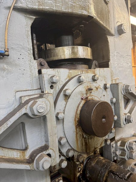 20&quot; WIDE X 22&quot; ROLL DIAMETER 4-HI BLISS 100 HP POWERED ROLLING MILL. STOCK # 0886025