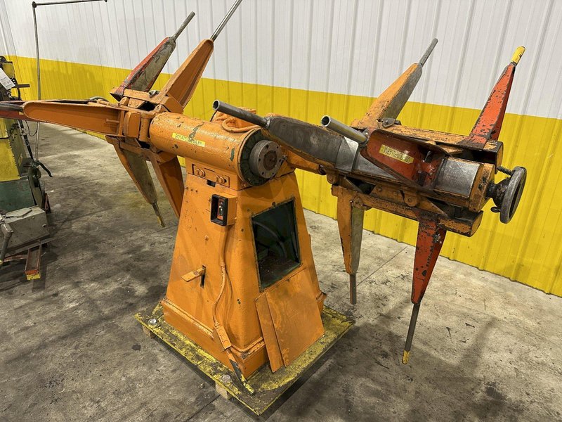 2500 LBS X 12&quot; COOPER WEYMOUTH DOUBLE END PULL-OFF COIL REEL UNCOILER: STOCK #22617