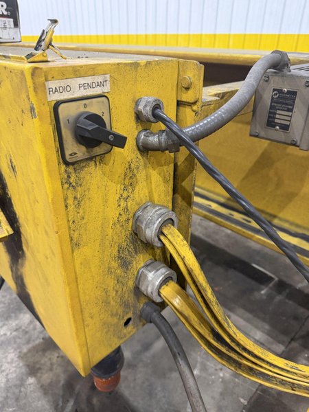 11.5 TON X 30' DESHAZO TOP RUNNING SINGLE GIRDER BRIDGE CRANE 2005 : YOBRO 25993