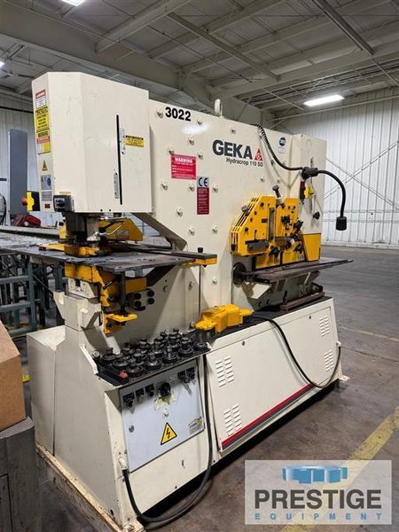 Geka Hydracrop 110/SD 120 Ton Geka Hydraulic Ironworker