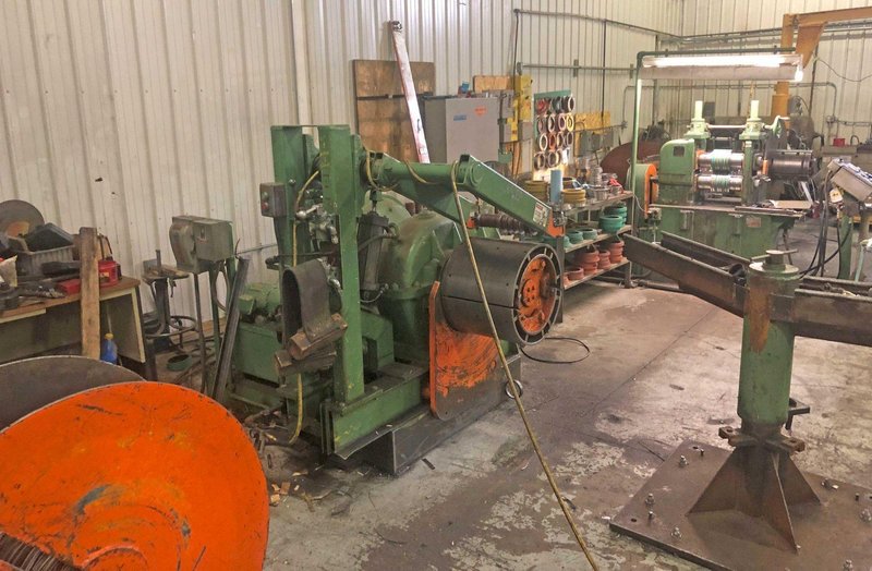 12&quot; x 4&quot; x 6,000 lb YODER SLITTING LINE Stock # 14172
