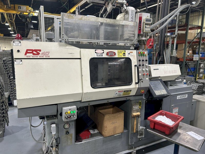 Nissei PS40E2A Used Injection Molding Machine, 44 Ton, 0.6 oz.
