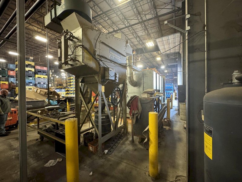 84&quot; WIDE X 168&quot; LONG X 96&quot; TALL CLEMCO INDUSTRIES ABRASIVE BLAST CLEANING SYSTEM. STOCK # 0342925