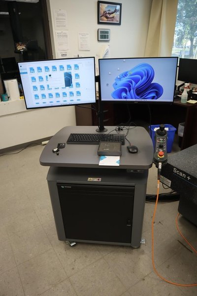 Hexagon Global S Scan+ Coordinate Measuring Machine, Direct Computer Controlled, Scanning, Stylus Rack, Power Articulating Probe - NEW 2025- Auction Item
