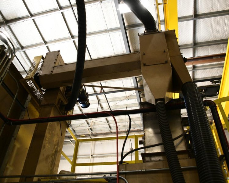 16' x 18' x 14' HIGH ABRASIVE BLAST SYSTEMS (ABS) SHOT BLAST ROOM: YOBRO #25726