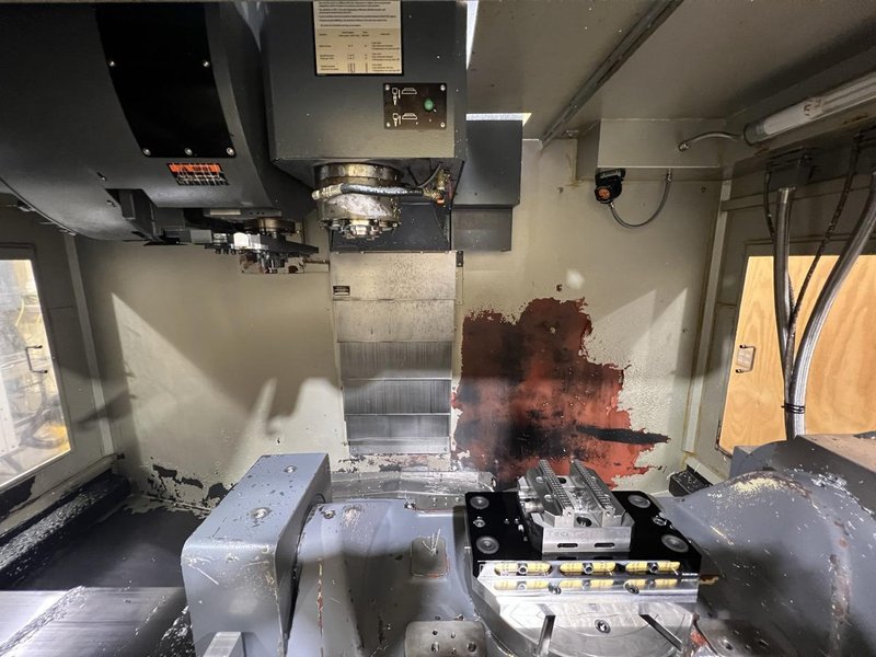 Leadwell V-40it 40″x20″ VMC 4th/5th Axis, 2011 – Trunnion Table, TSC and Low Hours