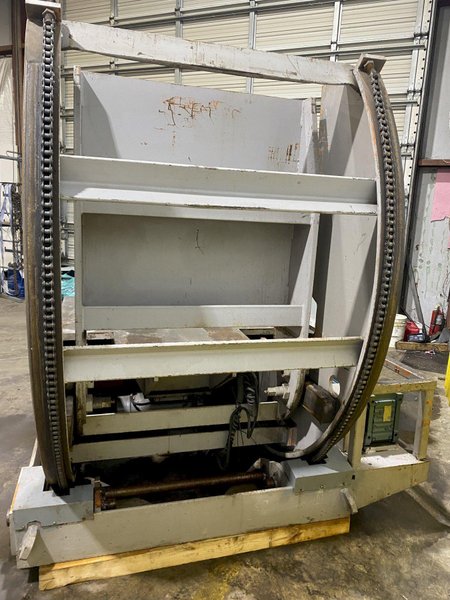 20,000 LBS X 60&quot; PROGRESSIVE COIL UPENDER / FLIPPER &amp; MOTORIZED COIL CAR STOCK # 3089