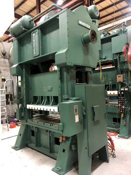 200 Ton MINSTER SC2-200-60-42 Hevi-stamper Straight Side Press
