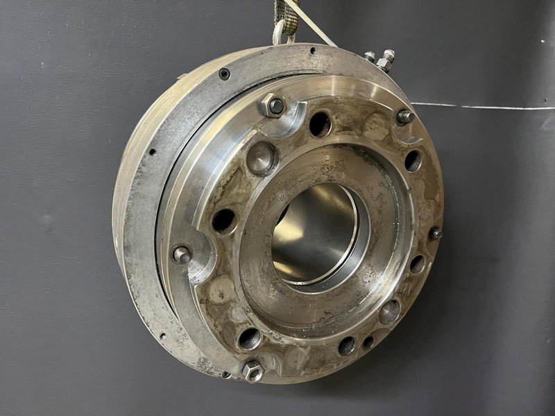 Schunk TP 350-115 Rota 14" Pneumatic CNC Air Chuck 3-jaw A2-11 Adapter