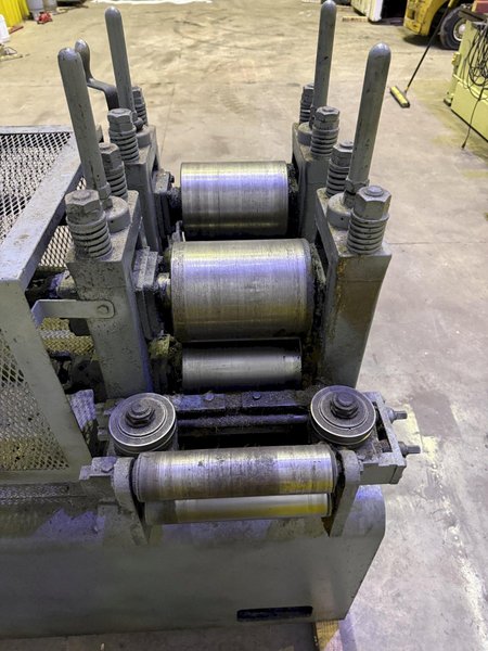 8" WIDE YODER 4-ROLL POWERED COIL FEEDER: YOBRO #24666