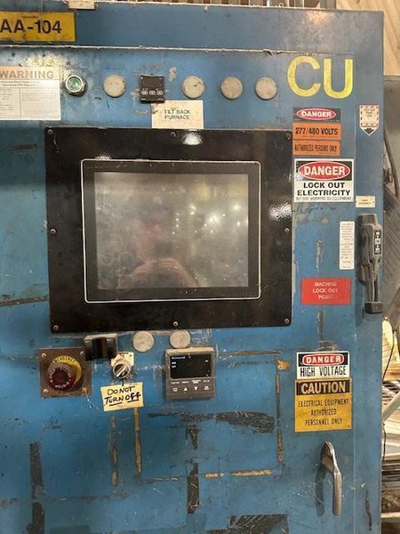 1500° Electric Furnace Company Gas Fired Radial Tube Tilting Cover Heating Furnace