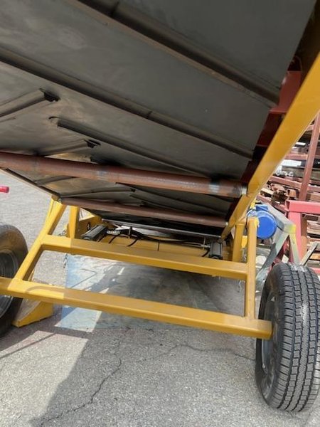 Logan RVP1410 Drive-Over Hopper Bottom Unloader Conveyor, 2024 – Portable Grain Truck Unloading System