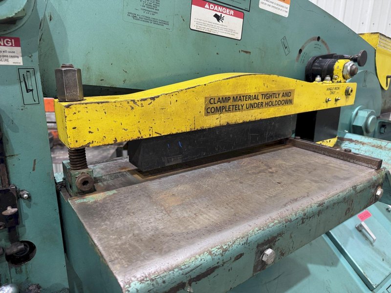 120 TON PIRANHA P120 HYDRAULIC IRONWORKER: STOCK #80681