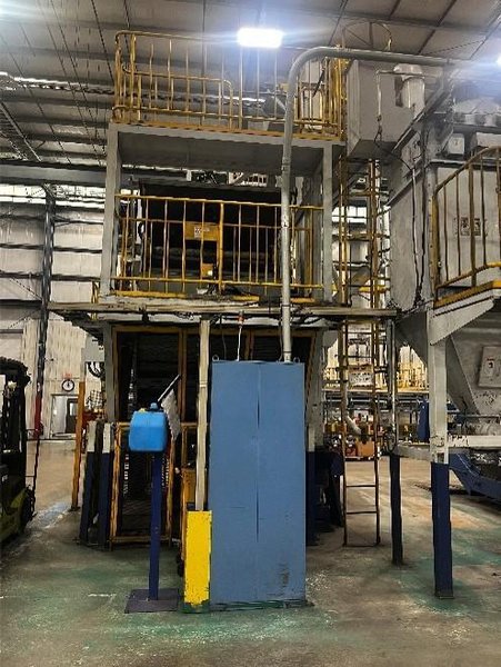 SINTO #CNC-II, DRUM TUMBLING TYPE BLASTING MACHINE