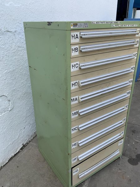 10 DRAWER VIDMAR CABINET: STOCK #81358