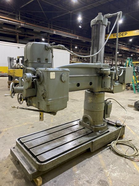 4&#039; X 11&quot; CARLTON MODEL #1A RADIAL ARM DRILL: STOCK #20394