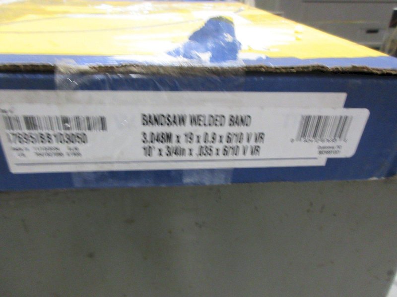 Roll-in Saw - All Purpose Horizontal Bandsaw w/ Extra Blade 4-Speeds with Vise- Auction Item
