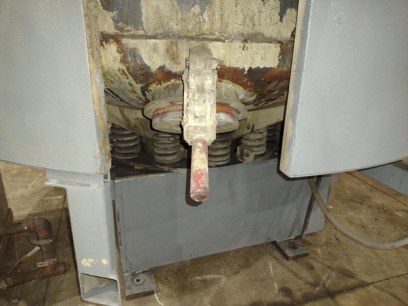 7.6 CU FT ALMCO MODEL #OR-9VLR ROTARY VIBRATORY FINISHER &amp; DEBURRER: YOBRO #25014