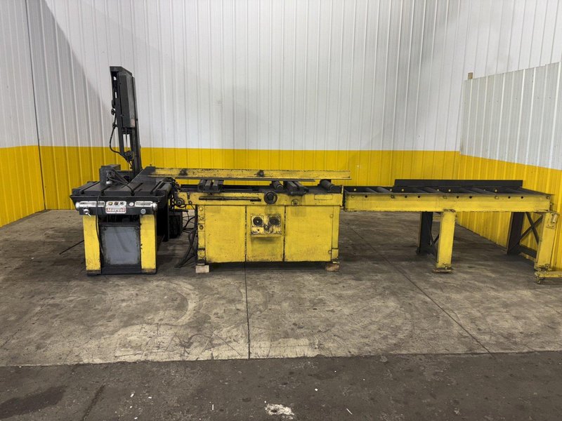 18” X 20” MARVEL MODEL #81/M4 AUTOMATIC MITRE HEAD VERTICAL BAND SAW &amp; FEED TABLE: STOCK #23277