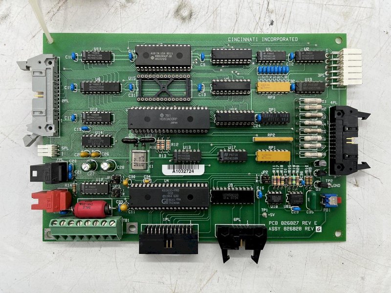 PCB 826827 REV E CINCINNATI INC ASSY 826828 REV G STOCK #16081