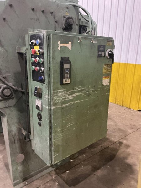 6 CU FT GOFF MODEL #6BB RUBBER BELT TUMBLE TYPE BLAST MACHINE W/ DUST COLLECTOR: YOBRO #25939