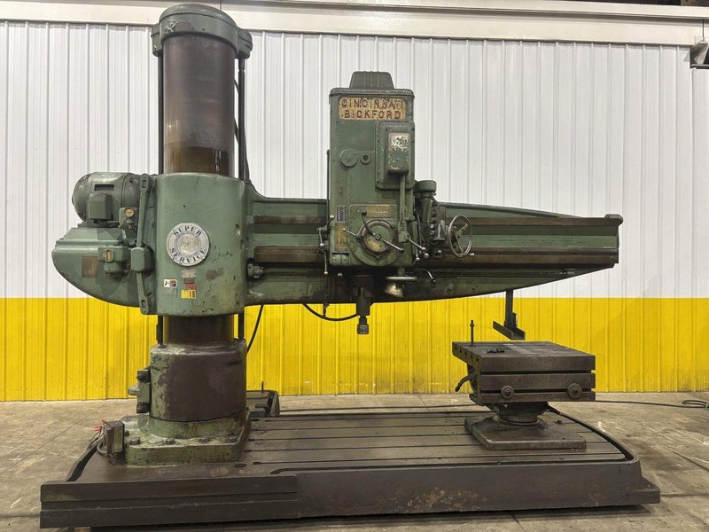 8' X 19" CINCINNATI BICKFORD RADIAL DRILL: STOCK #18554