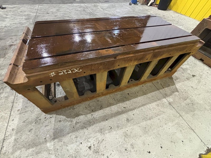 32&quot; X 65&quot; T SLOTTED DRILL BOX SETUP STEEL TABLE: STOCK #23230