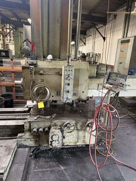 4" SHIBAURA BT-10-BP2 HORIZONTAL BORING MILL W/ TOOLING. STOCK # 0544526