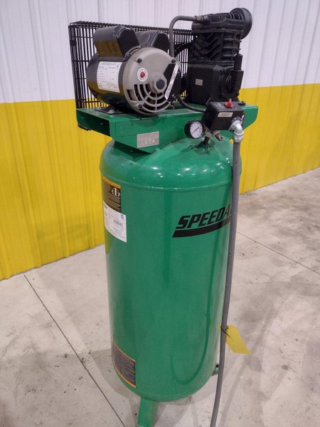 3.7 HP SPEED MODEL #4ME96 VERTICAL AIR COMPRESSOR: STOCK #20148