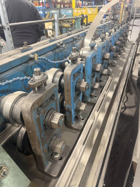 14 STAND X 2” TISHKEN MODEL #14-MW-2 ROLLFORMER 8" ROLL SPACE: YOBRO #24861