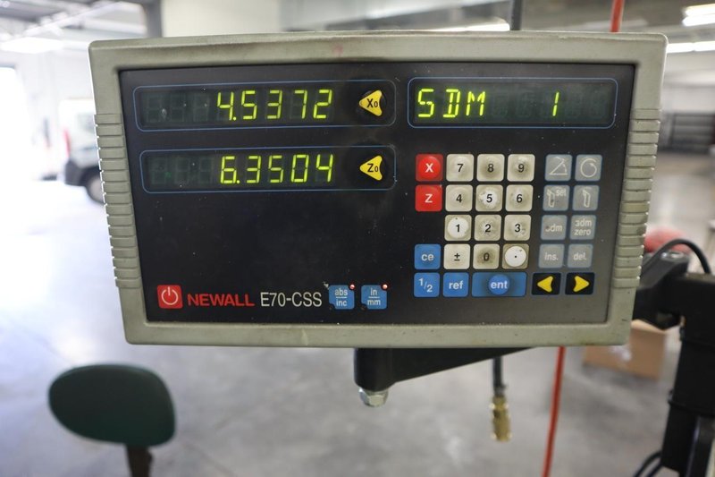 Acer E1440V Engine Lathe, 14"x40", Electronic Vbl Speed, Newall 2 Axis DRO - New 2011 - Auction Item