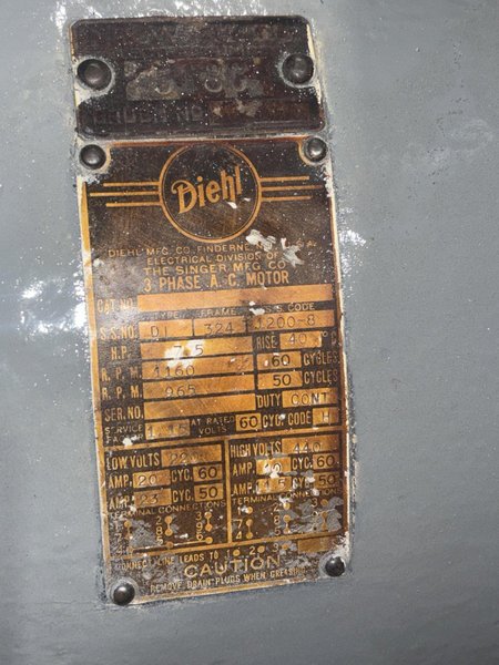 200 TON WATSON-STILLMAN HORIZONAL HYDRAULIC WHEEL PRESS: STOCK #17204