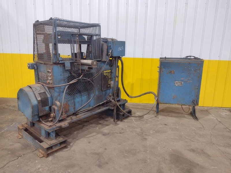 25 TON TISHKEN 4-POST CUTOFF PRESS, 2.5&quot; STROKE: STOCK #19251