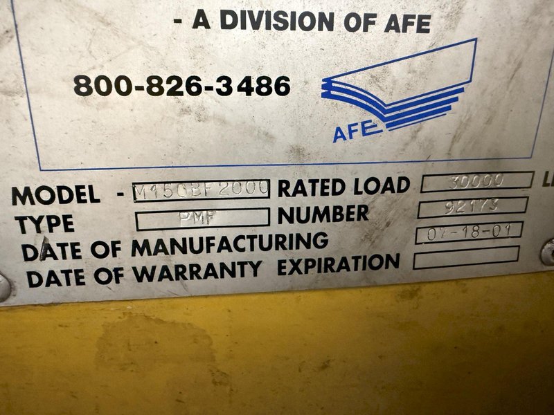 (4) 15 TON SEFAC MODEL #M120BF2000 MOBILE RAIL CAR / LOCOMOTIVE JACK LIFTS, 120,000 LBS TOTAL: YOBRO #23868