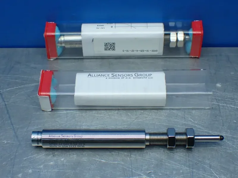 ALLIANCE SENSORS GROUP 2 LINEAR VARIABLE INDUCTIVE TRANSDUCER POSITION SENSORS  -  GHSE-19-025-A-02-10-S