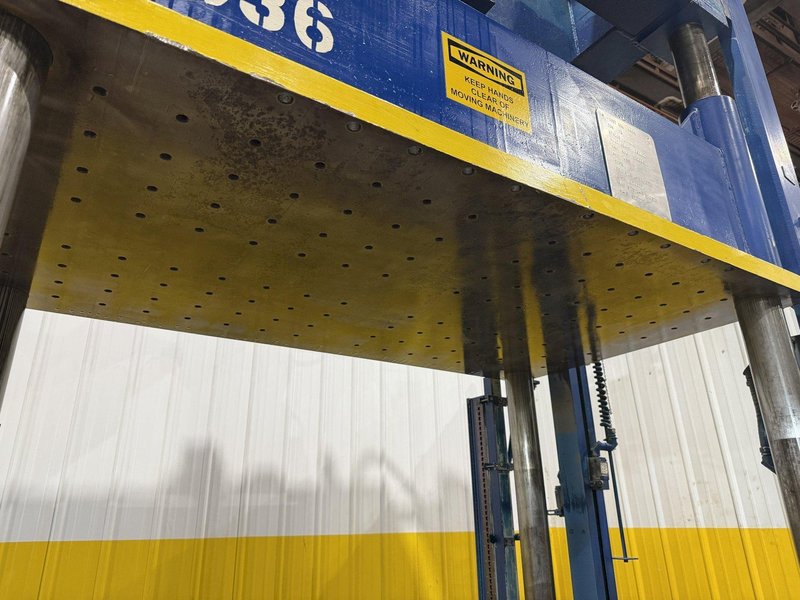 75 TON DAKE MODEL #18-558 HYDRAULIC 4-POST PRESS,  23&quot; STROKE: YOBRO #24094