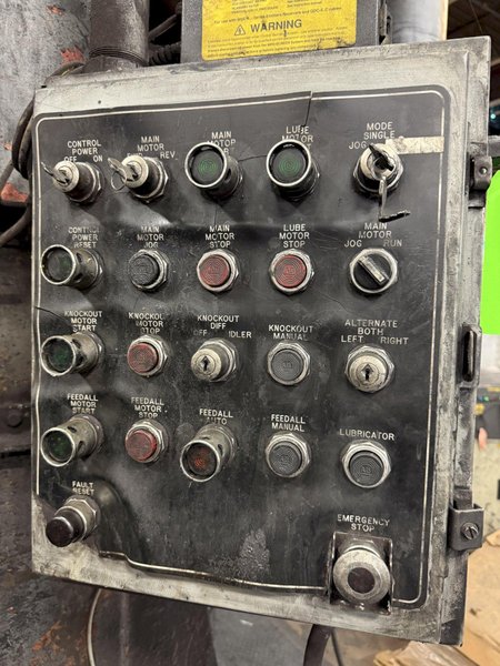 1600 TON AJAX FORGING PRESS, NEW IN 1978, 12" STROKE: YOBRO #24242