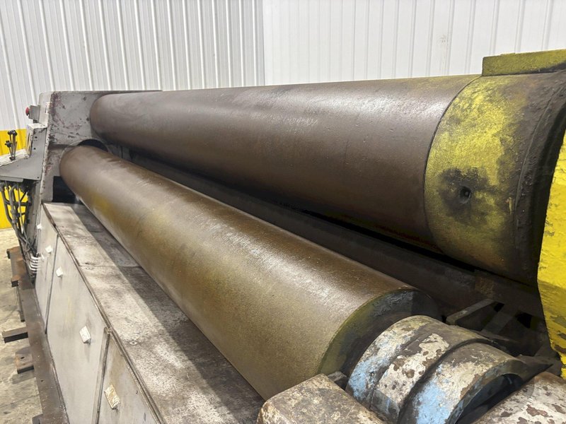 10' X 3/4" KUMLA PULLMAX MODEL #PV7H HYDRAULIC 3 ROLL PLATE ROLL: STOCK #22725