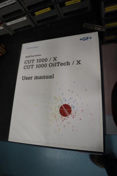 AgieCharmilles Cut 1000 Oiltech CNC Wire EDM Electrical Discharge Machine, Fire Suppression, IPG-VO Generator, Dual Wire Spool Auto Threading